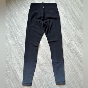 Lululemon Ombré Seamless Leggings/Black/Grey/Size 6